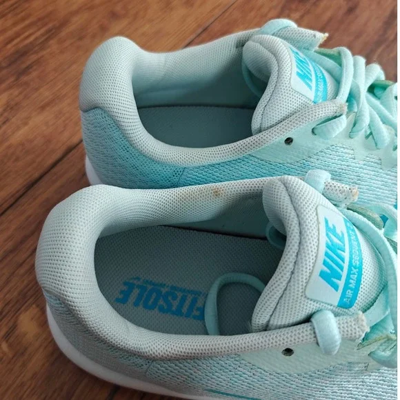 Nike Air Max Sequent 2 Sneaker in Polarized Blue Women's 8 Excellent Condition - Picture 6 of 9